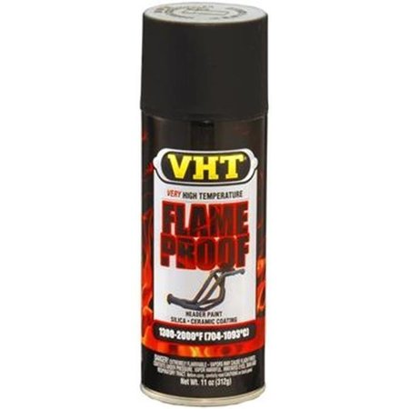 Vht Vht SP102 Flameproof Coating - Flat Black Paint Can; 11 Oz. S24-SP102